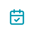 Checkmark on Calendar Icon