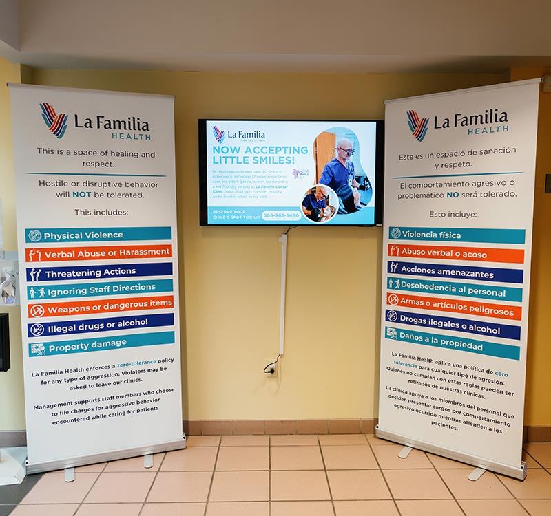 La Familia Health Banner