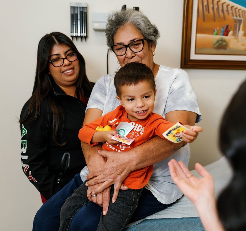 Patients at La Familia Health