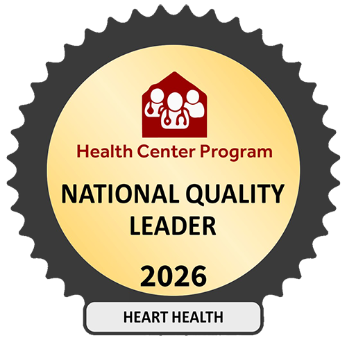 Health Center Program - National Quality Leader - 2026 Heart Health Award Badge